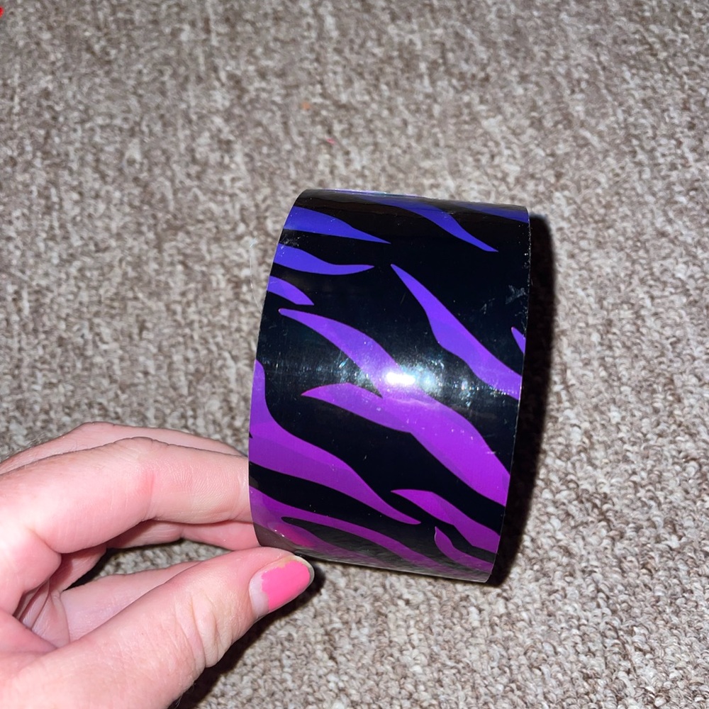 Zebra duct tape